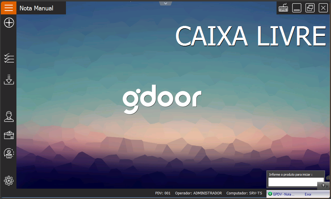 [Imagem de um relatório financeiro ou de vendas no Gdoor]