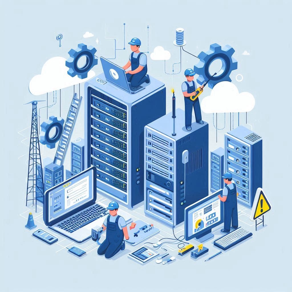 Imagem ilustrativa de suporte tcnico presencial
